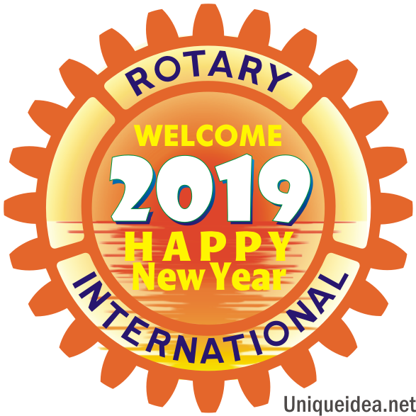 Rotary Logo Happy New Year 2019